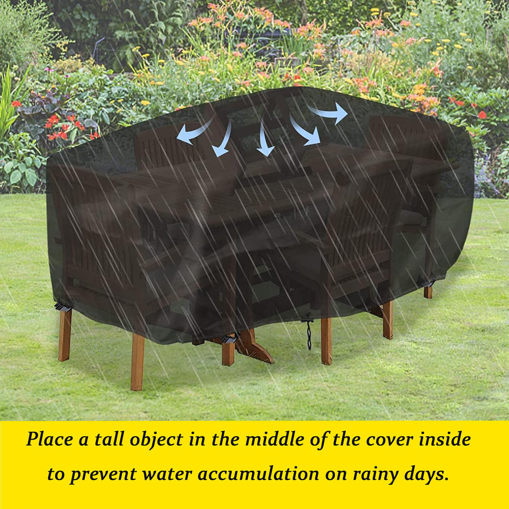 Waterproof 420D Oxford Patio Furniture Cover R4735