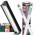 39W T5 HO UVB Fluorescent Reptile Light Combo Kit D7406