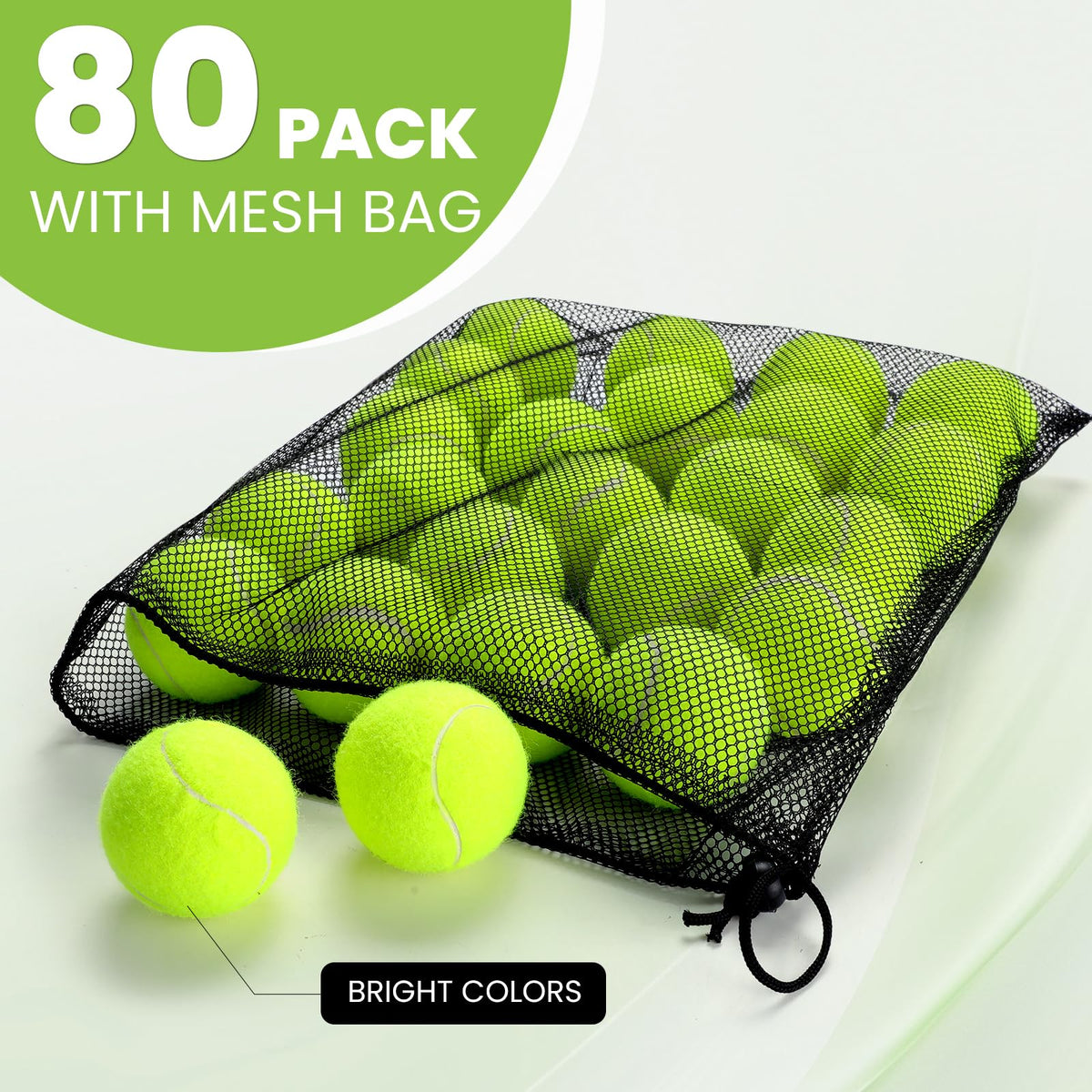 Tennis Ball 6/12/24/36/40/80 Pack Training Balls P211