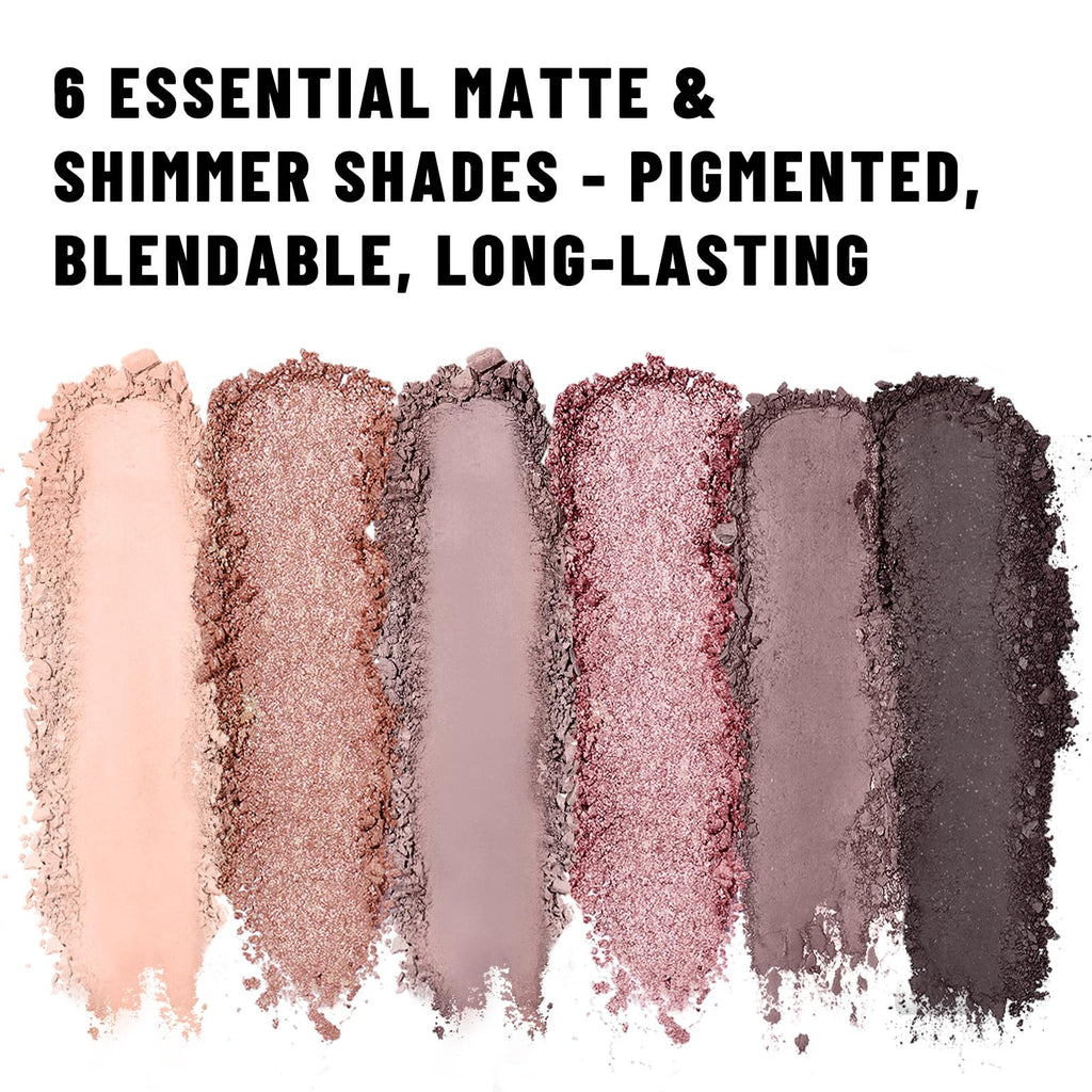 Neutral Nude Matte & Shimmer 6 Colors Mini Eyeshadow Palette W682