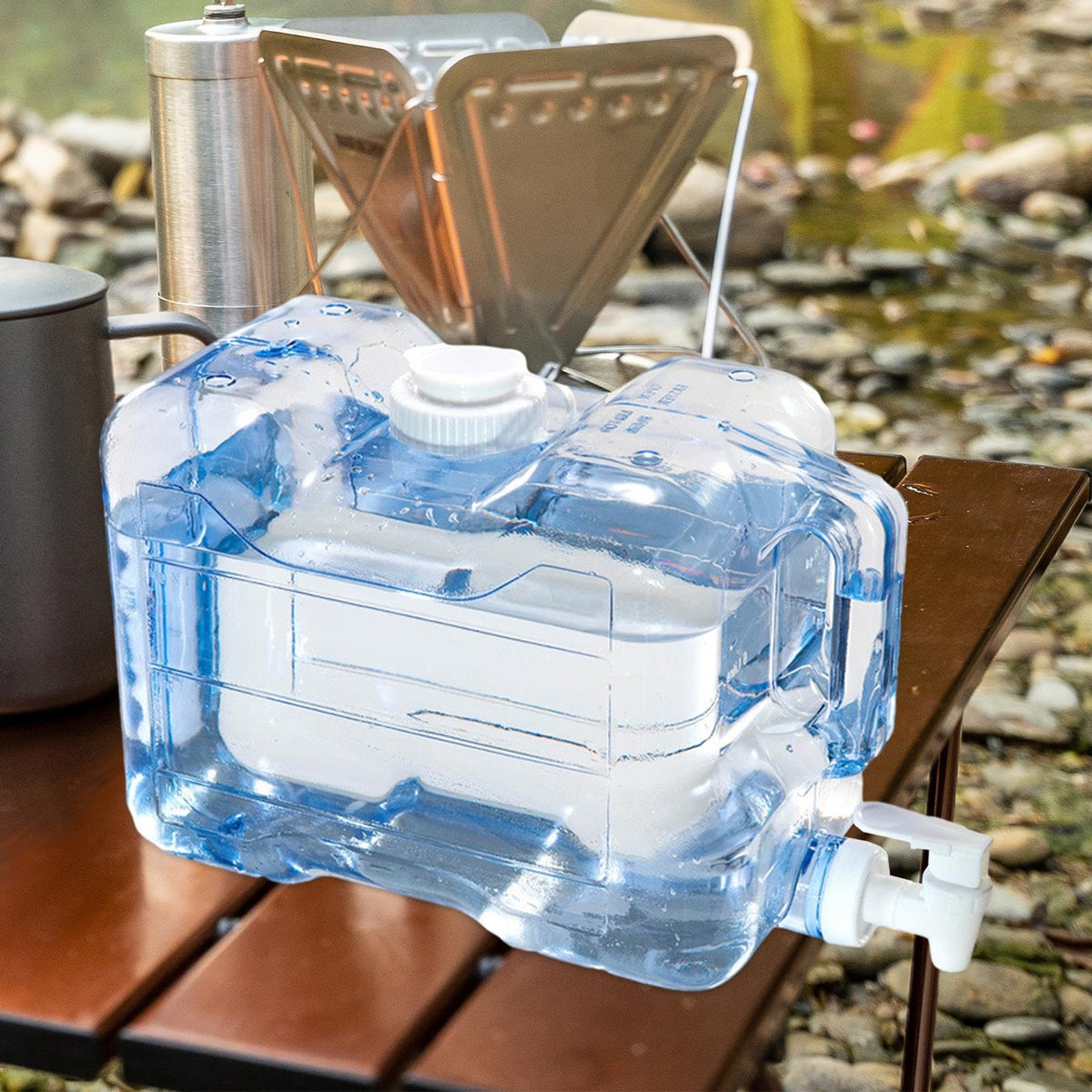 5.7L Portable Water Container with Lid and Handle N356415