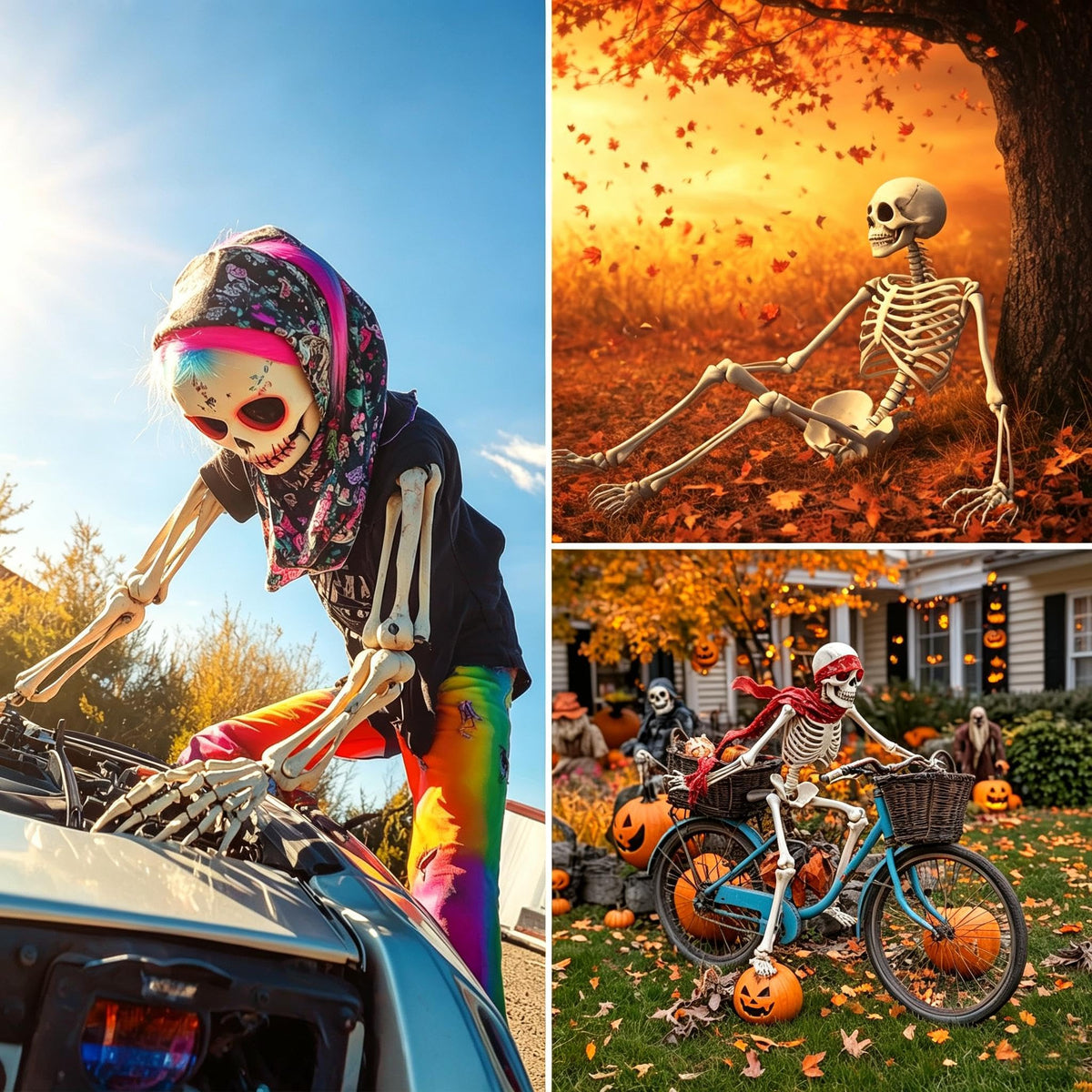 Posable Life Size Skeleton with Movable Joints K697