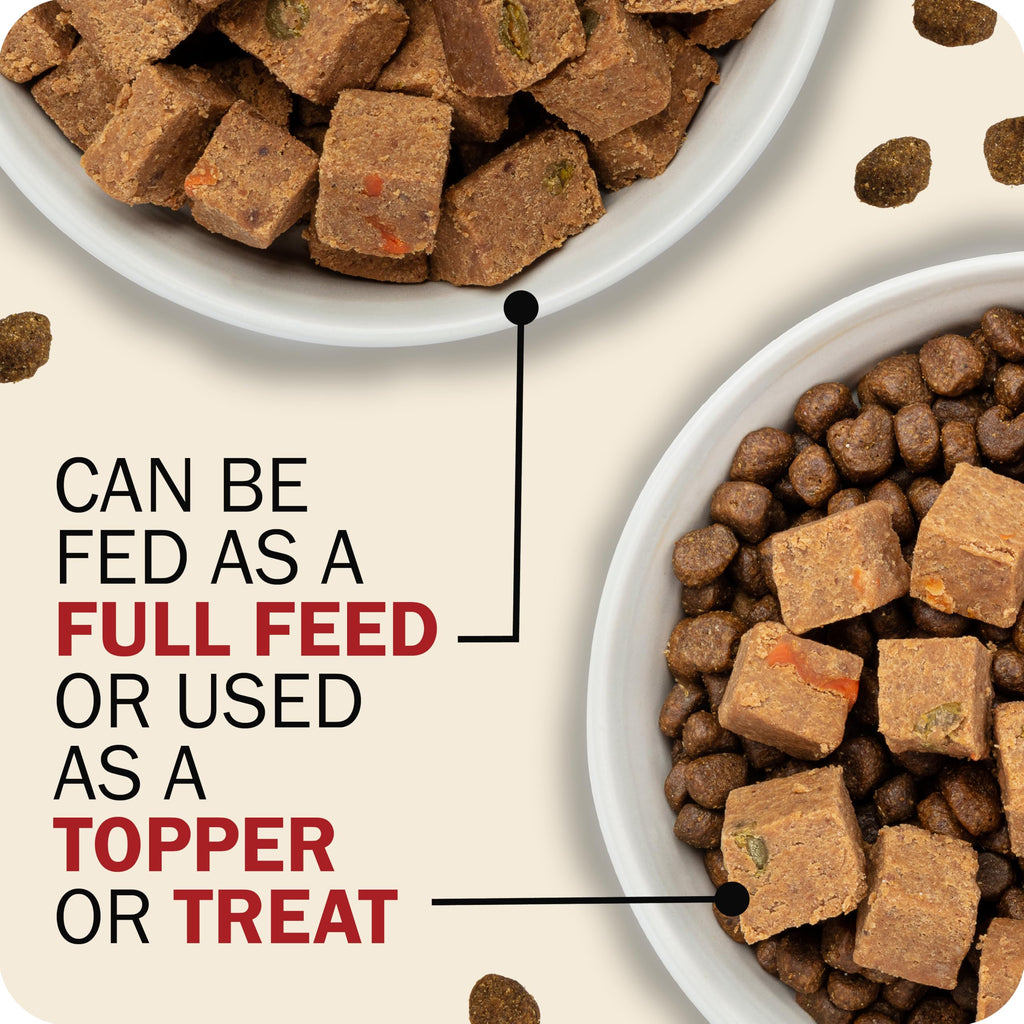 Semi-Moist Rolled Dog Food Beef Recipe 4lb 8 Rolls H481