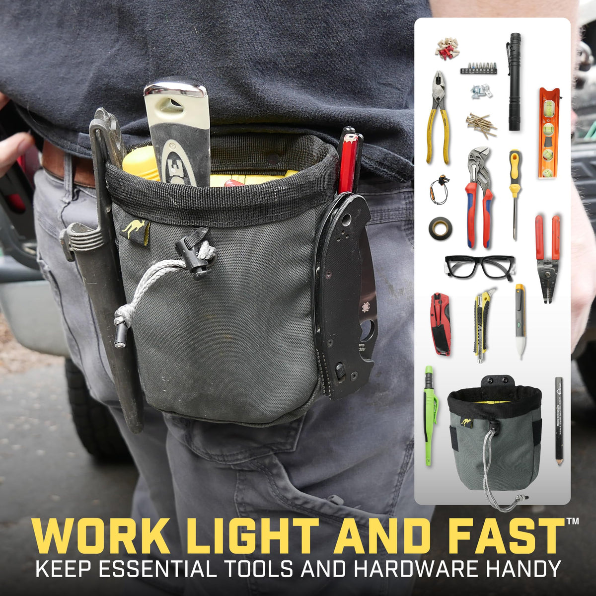 Clip-On Tool Belt Bag E40378