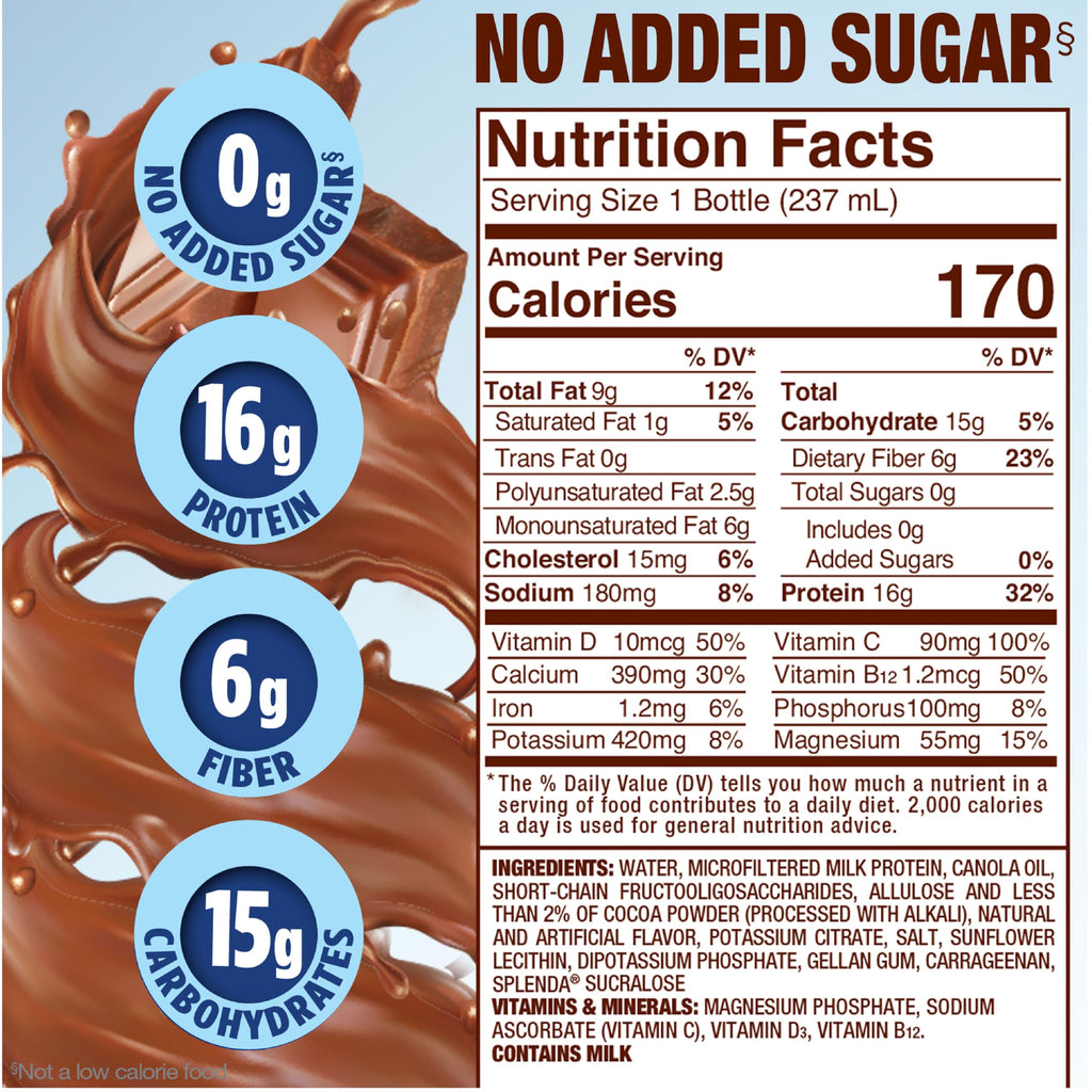 Milk Chocolate Nutrition Shakes 12 Pack G2649
