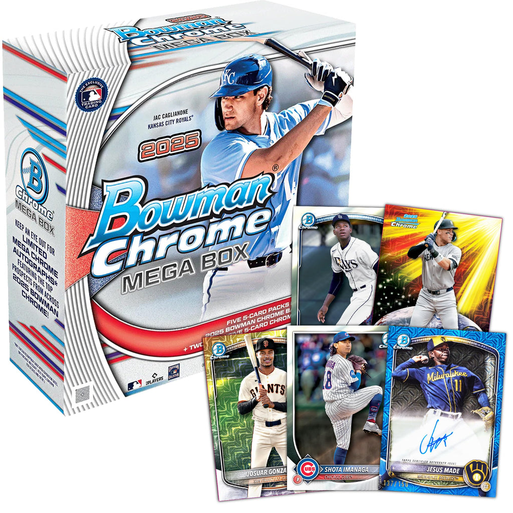 2025 Bowman Chrome Baseball Mega Box R77339